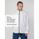 Куртка флисовая унисекс Manakin, белая, размер M/L
