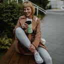 Термостакан Tumbler 350, вакуумный, зеленый