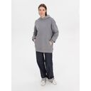 Худи оверсайз унисекс Outshine, серое, размер XL/2XL