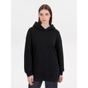Худи оверсайз унисекс Outshine, черное, размер M/L