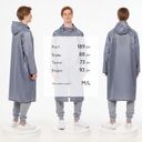 Дождевик R2, серый, размер XL/XXL