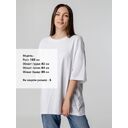 Футболка унисекс оверсайз Crosstown, белая, размер S