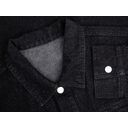 Куртка джинсовая O1, черная, размер 3XL/4XL