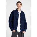 Куртка джинсовая O1, темно-синяя, размер 3XL/4XL