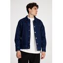 Куртка джинсовая O1, темно-синяя, размер 3XL/4XL