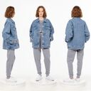 Куртка джинсовая O2, голубая, размер M/L