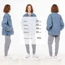 Куртка джинсовая O2, голубая, размер XL/XXL