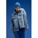 Куртка джинсовая O2, голубая, размер 3XL/4XL