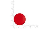 Лейбл из ПВХ Dzeta Round, L, красный