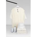 Футболка унисекс T1, молочно-белая, размер M/L