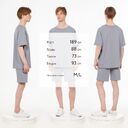 Футболка унисекс T2, серая, размер XL/XXL
