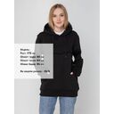 Худи унисекс с карманом на груди Chest Pocket, черное, размер M/L