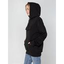 Худи унисекс с карманом на груди Chest Pocket, черное, размер M/L