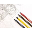 Вечный карандаш Construction Endless, красный