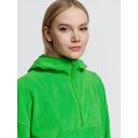 Анорак флисовый унисекс Fliska, зеленое яблоко, размер XL/XXL