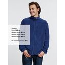 Куртка флисовая унисекс Fliska, темно-синяя, размер XL/XXL