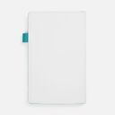 Ежедневник White Shall, недатированный, бело-бирюзовый