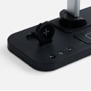 Настольная лампа с беспроводной зарядкой Power Light, черная
