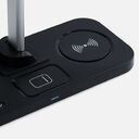 Настольная лампа с беспроводной зарядкой Power Light, черная