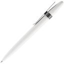 Ручка шариковая Prodir DS5 TSM Metal Clip, белая с серым