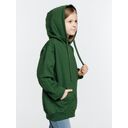Худи детское Kirenga Kids 2.0, темно-зеленое, 8 лет