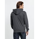 Толстовка на молнии с капюшоном Siverga 2.0, темно-серая (графит), размер L