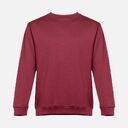 Свитшот унисекс Delta, бордовый, размер XXL
