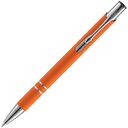 Ручка шариковая Keskus Soft Touch, оранжевая