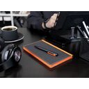 Ручка шариковая Inkolor, черная с белым