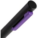 Ручка шариковая Inkolor, черная с фиолетовым