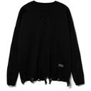 Джемпер оверсайз унисекс Grunge, черный, размер L/XL