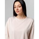 Футболка унисекс оверсайз Street Vibes, бежевая, размер XS/S