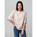 Футболка унисекс оверсайз Street Vibes, бежевая, размер M/L