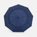 Складной зонт Dome Double с двойным куполом, темно-синий
