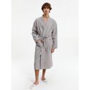 Халат вафельный Kimono, светло-серый, размер M/L
