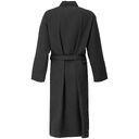 Халат вафельный Kimono, черный, размер XL/XXL