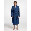 Халат вафельный Kimono, темно-синий, размер M/L