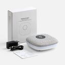 Bluetooth-колонка с беспроводной зарядкой и подсветкой Terrafonic, серая