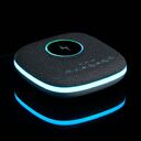 Bluetooth-колонка с беспроводной зарядкой и подсветкой Terrafonic, серая