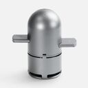 Bluetooth-колонка с беспроводной зарядкой Droid, серая