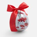 Елочный шар Finery Gloss, 10 см, глянцевый серебристый