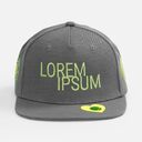 Наклейка тканевая Lunga Cor, M, желтый неон