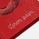 Ежедневник Cortado, недатированный, красный