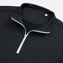 Свитшот на молнии из бифлекса Morfiss, черный, размер XL/XXL