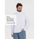 Лонгслив из бифлекса Morfiss, белый, размер XL/XXL