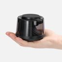 Bluetooth-колонка с подсветкой и беспроводной зарядкой Quantium, черная