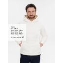 Худи оверсайз унисекс Snuggie, молочно-белое, размер XL/XXL
