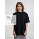 Футболка оверсайз унисекс Sideline, черная, размер XL/XXL