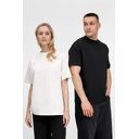 Футболка оверсайз унисекс Sinkopa, молочно-белая, размер XL/XXL