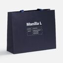 Пакет бумажный Manilla S, синий
